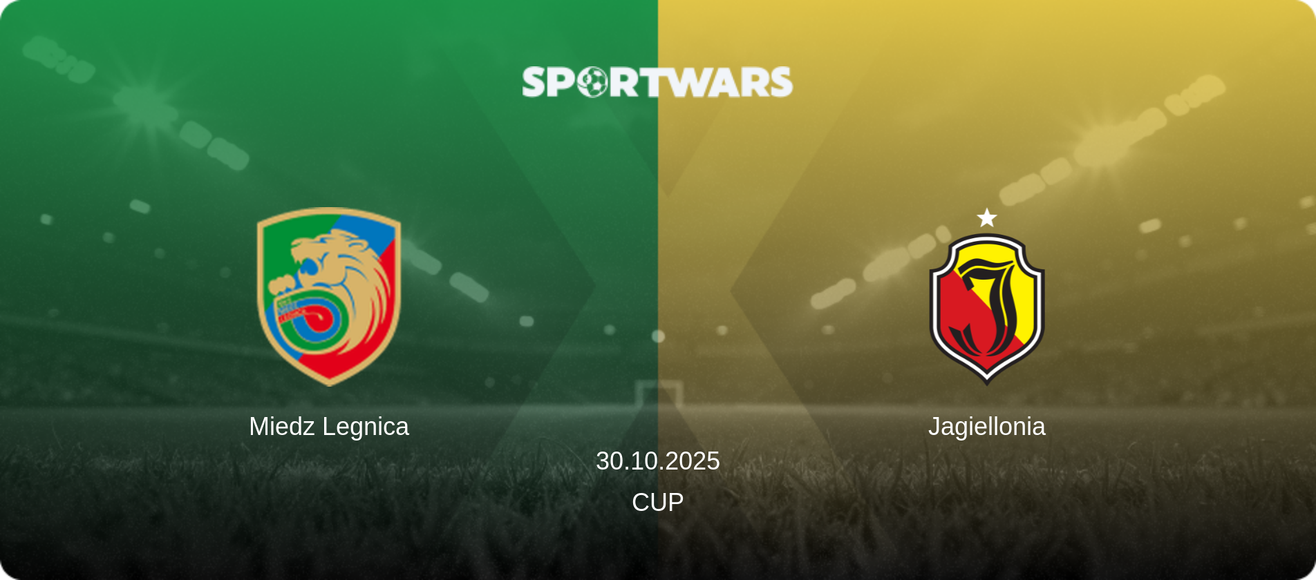 Miedz Legnica — Jagiellonia, 30.10.2025 — Cup (match preview)