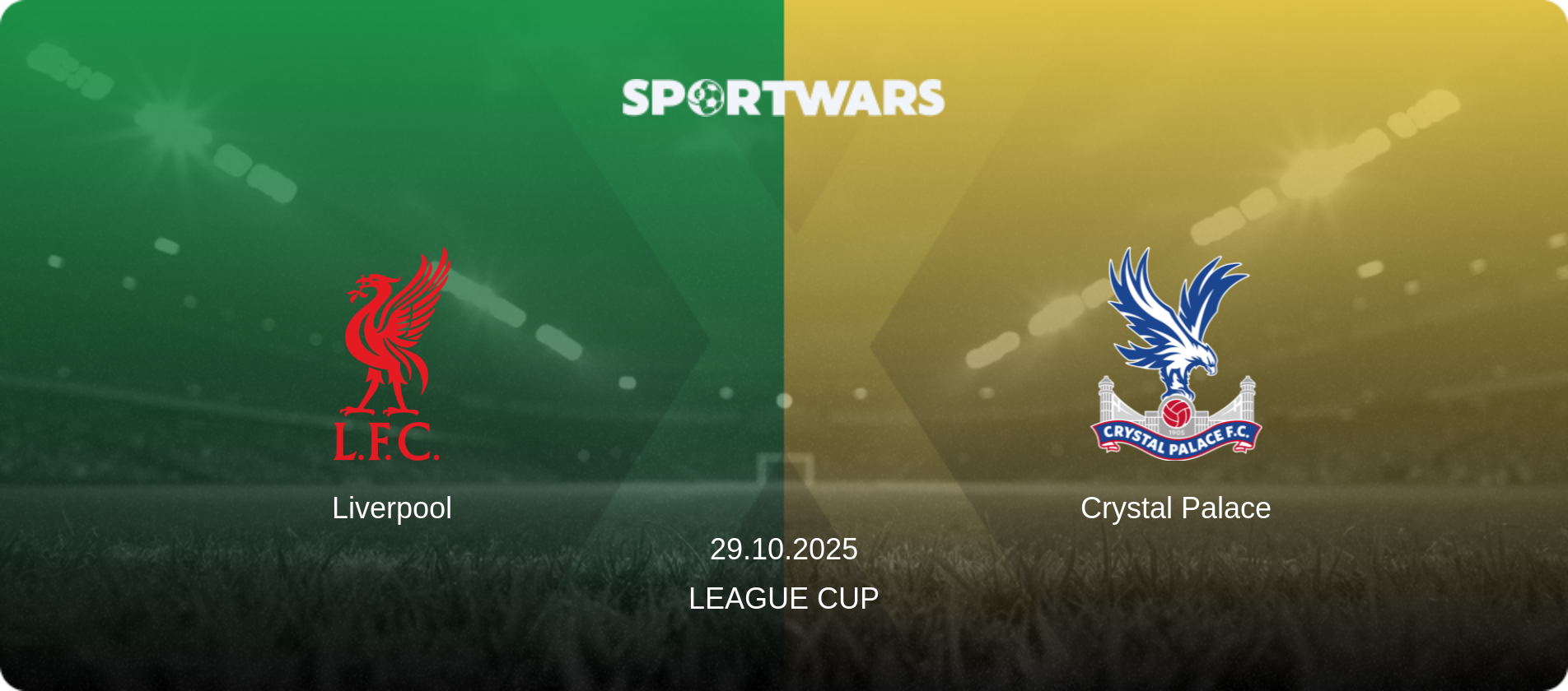 Liverpool — Crystal Palace, 29.10.2025 — League Cup (match preview)