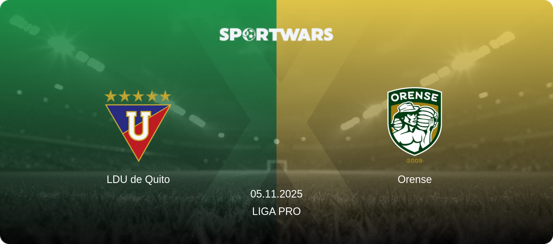 LDU de Quito — Orense, 05.11.2025 — Liga Pro (match preview)