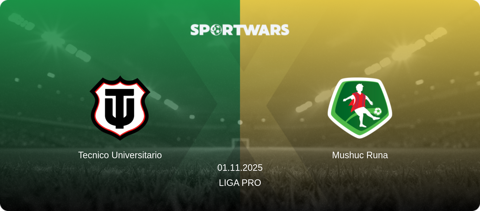 Tecnico Universitario — Mushuc Runa, 01.11.2025 — Liga Pro (match preview)