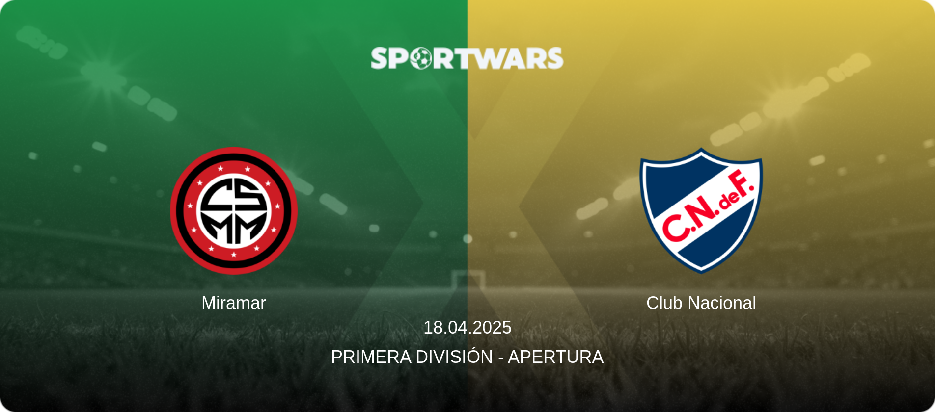 Miramar — Club Nacional, 18.04.2025 — Primera División - Apertura (match preview)