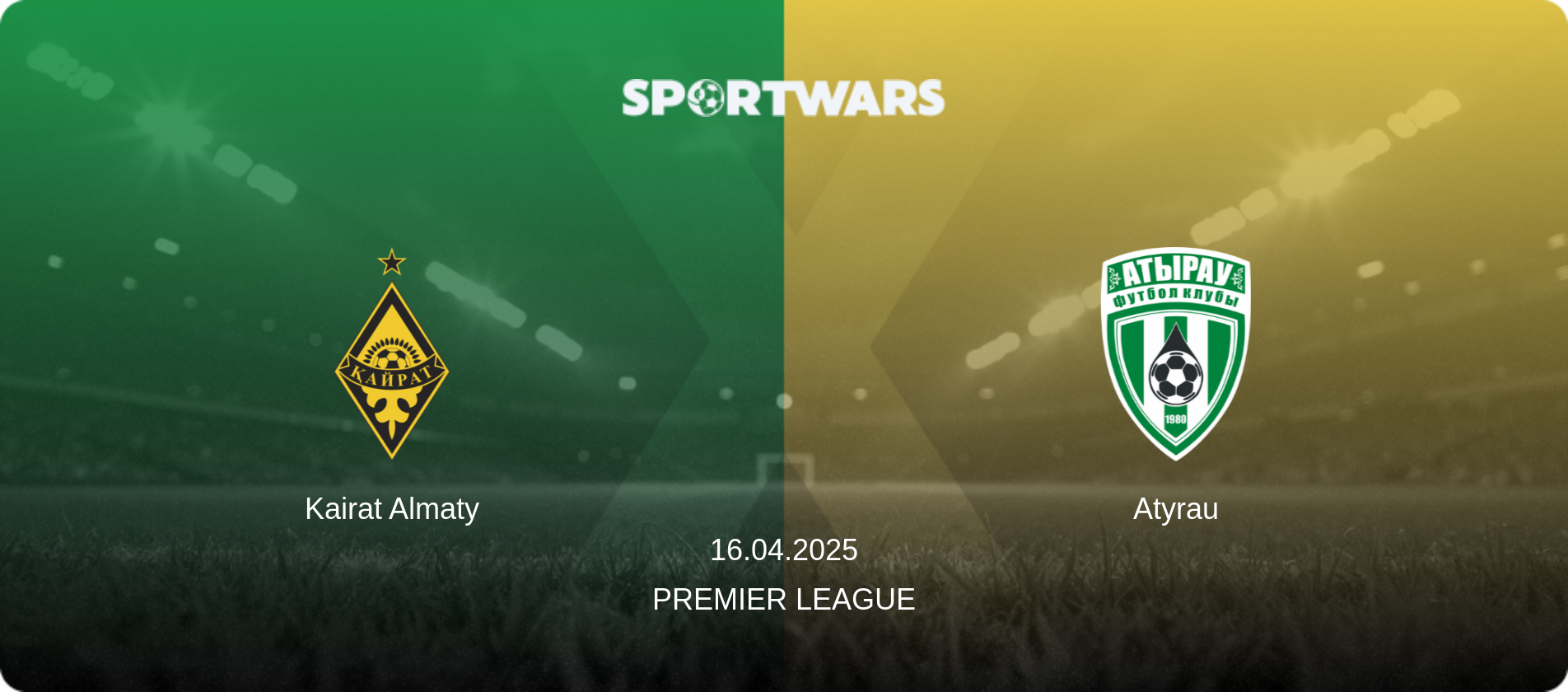 Kairat Almaty — Atyrau, 16.04.2025 — Premier League (match preview)