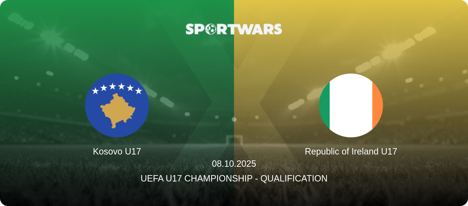 Kosovo U17 — Republic of Ireland U17, 08.10.2025 — UEFA U17 Championship - Qualification (match preview)