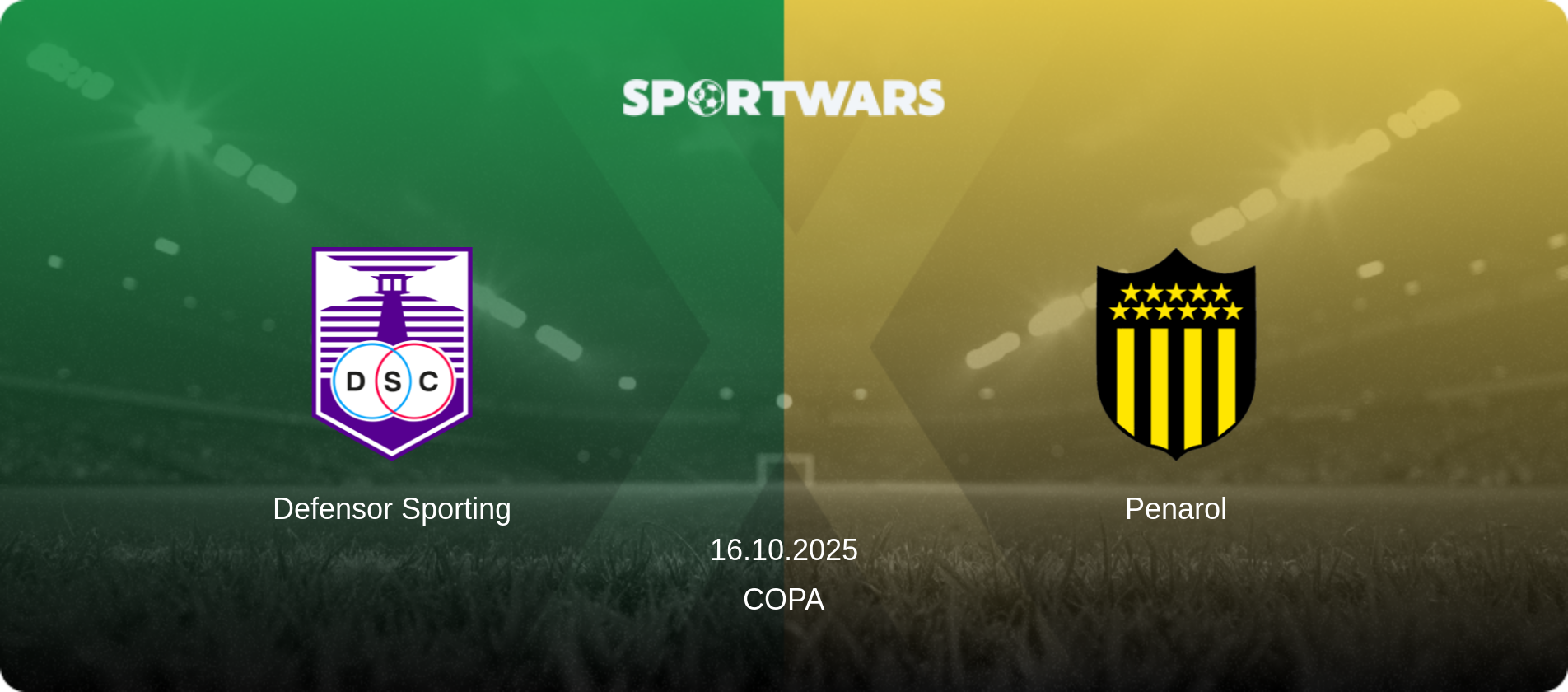 Defensor Sporting — Penarol, 16.10.2025 — Copa (match preview)