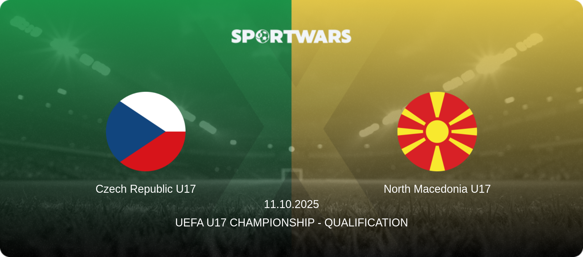 Czech Republic U17 — North Macedonia U17, 11.10.2025 — UEFA U17 Championship - Qualification (match preview)