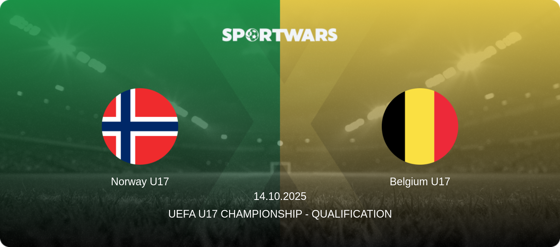 Norway U17 — Belgium U17, 14.10.2025 — UEFA U17 Championship - Qualification (match preview)