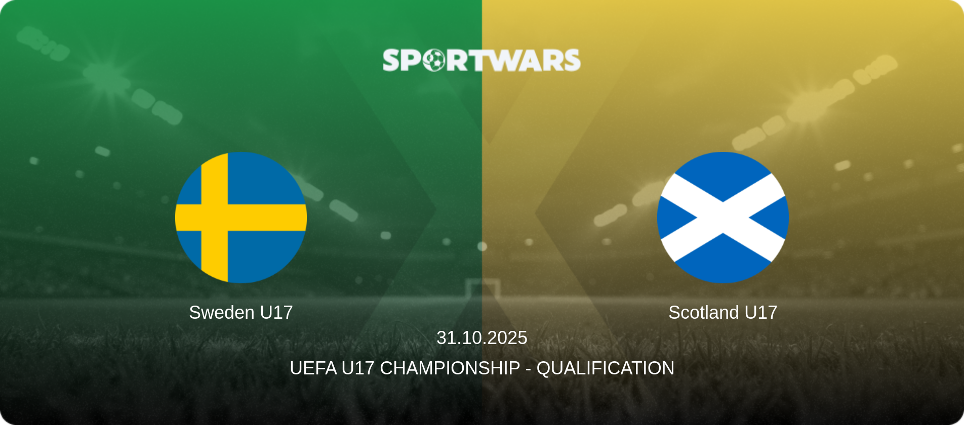 Sweden U17 — Scotland U17, 31.10.2025 — UEFA U17 Championship - Qualification (match preview)