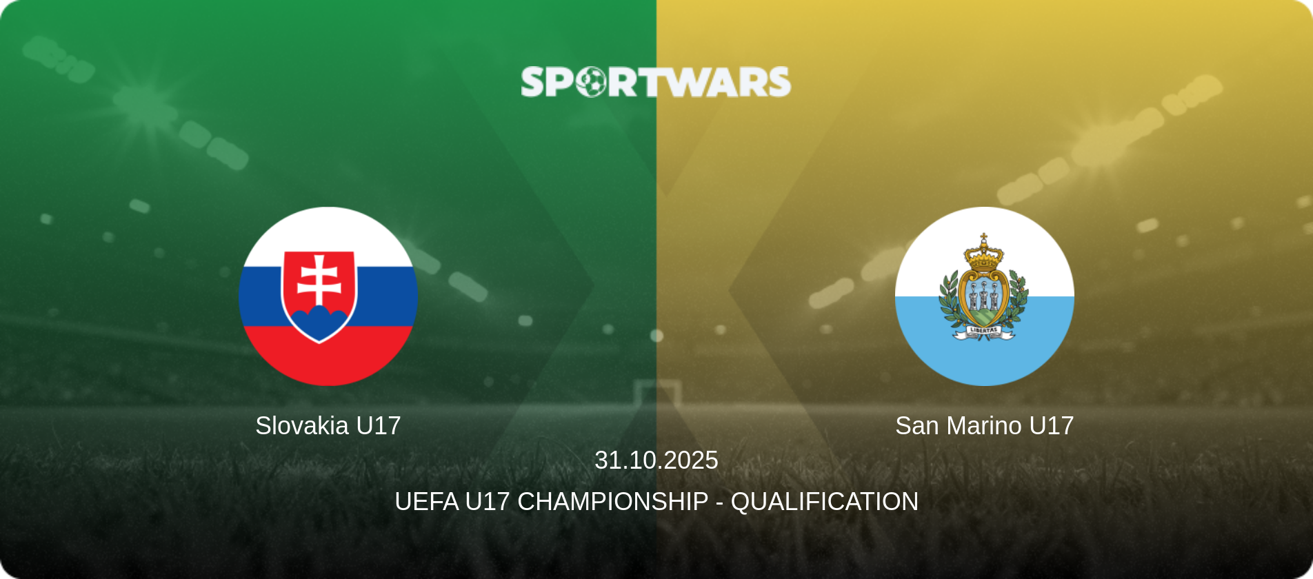 Slovakia U17 — San Marino U17, 31.10.2025 — UEFA U17 Championship - Qualification (match preview)