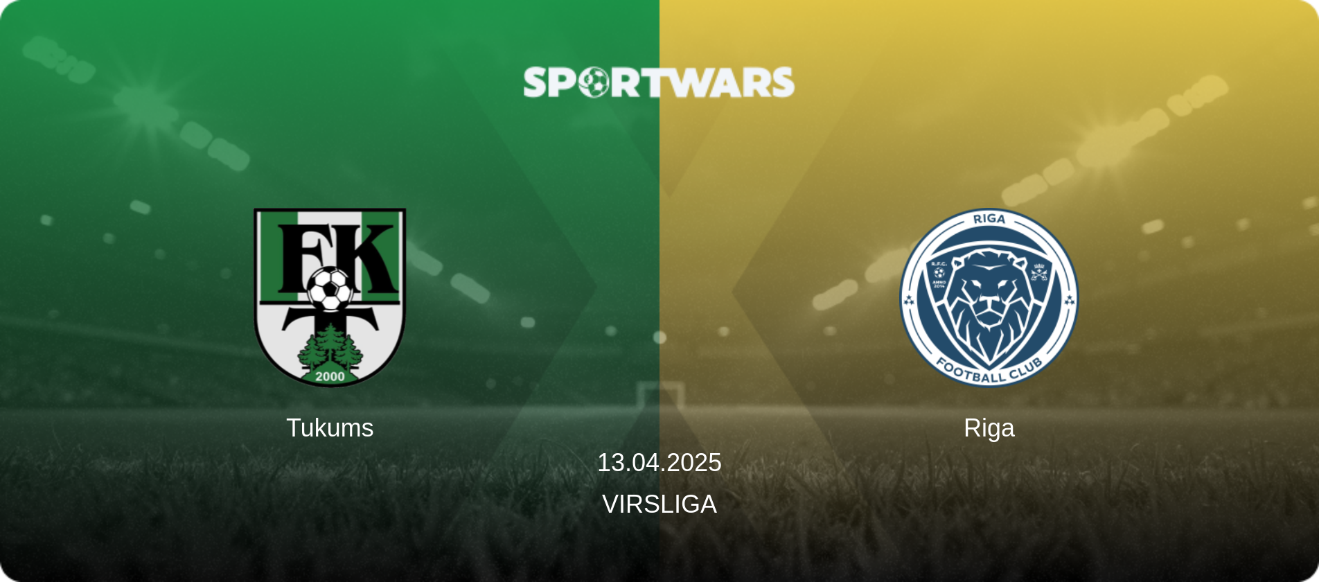Tukums — Riga, 13.04.2025 — Virsliga (match preview)