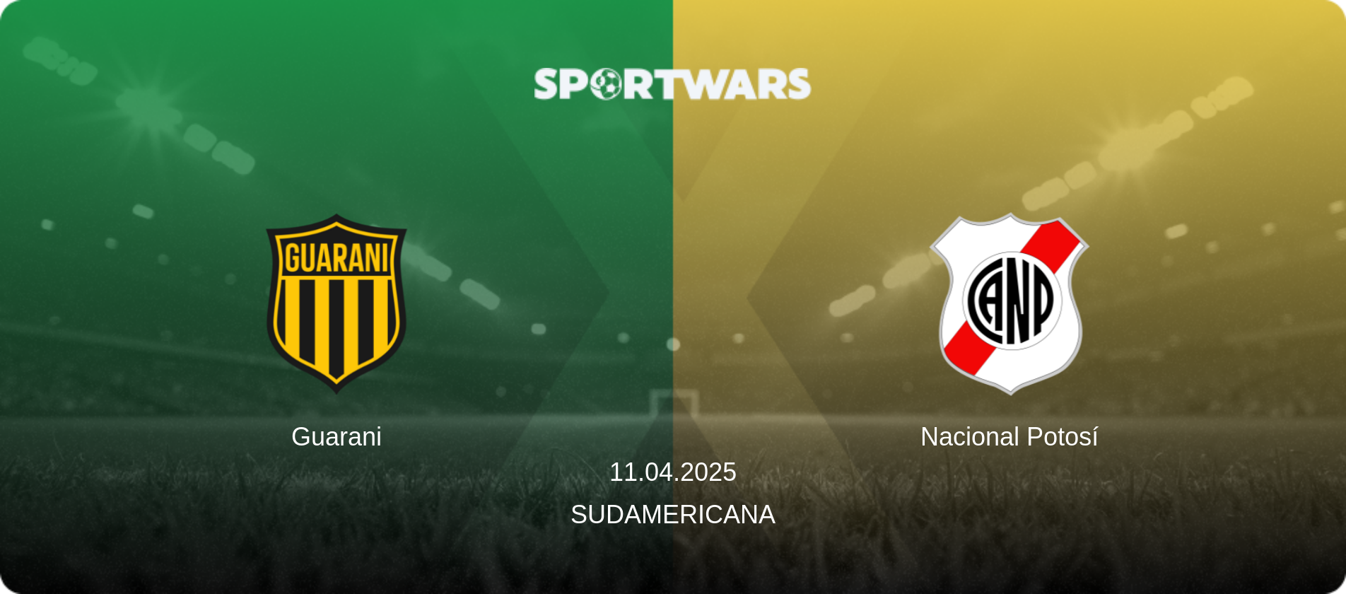Guarani — Nacional Potosí, 11.04.2025 — Sudamericana (match preview)
