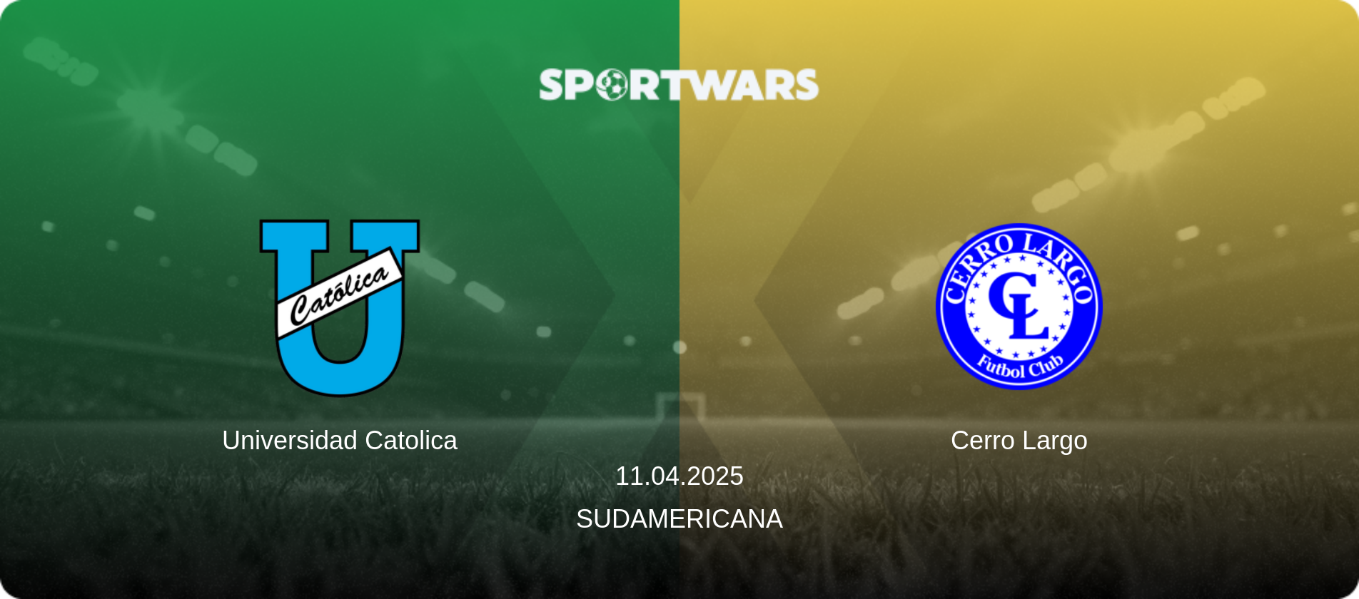 Universidad Catolica — Cerro Largo, 11.04.2025 — Sudamericana (match preview)