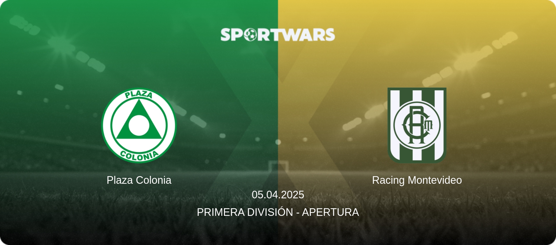 Plaza Colonia — Racing Montevideo, 05.04.2025 — Primera División - Apertura (match preview)