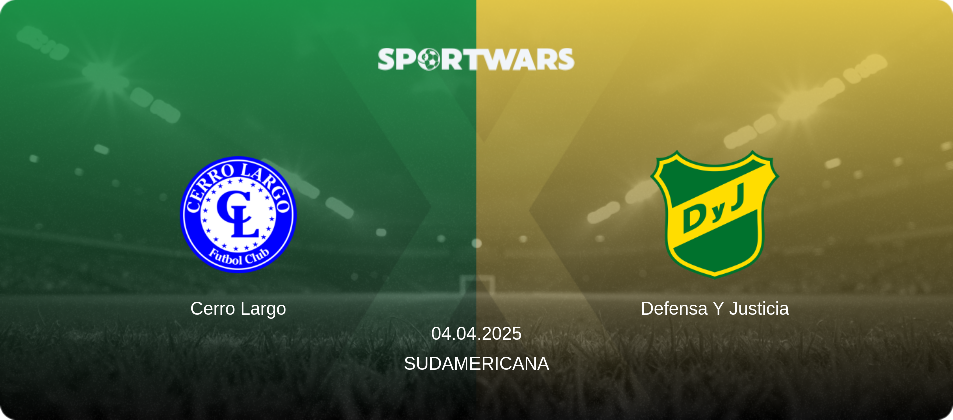 Cerro Largo — Defensa Y Justicia, 04.04.2025 — Sudamericana (match preview)
