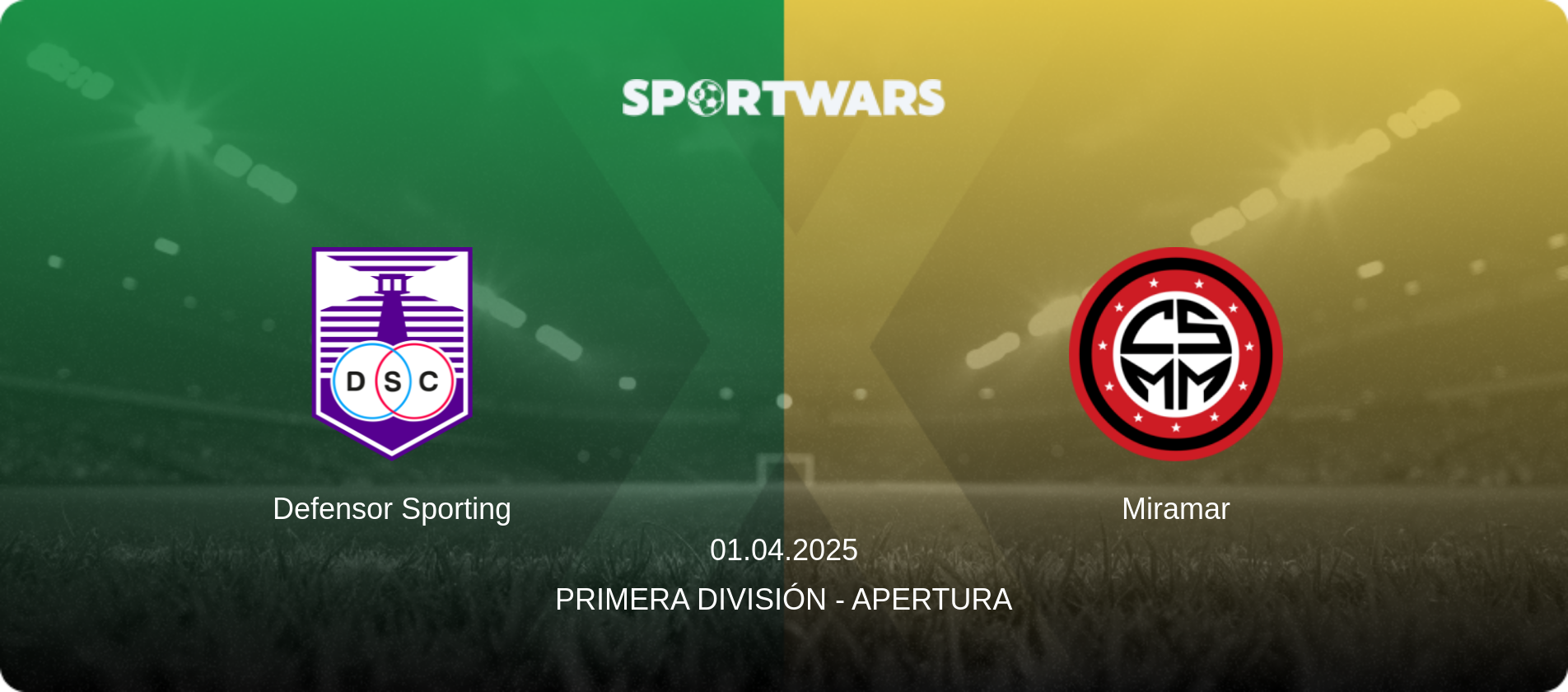 Defensor Sporting — Miramar, 01.04.2025 — Primera División - Apertura (match preview)