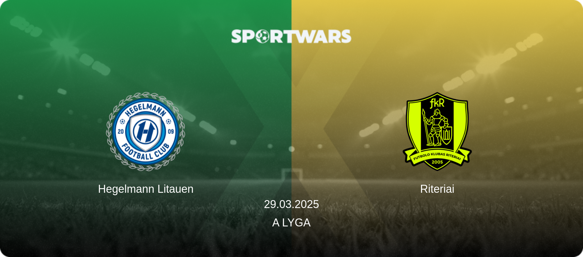Hegelmann Litauen — Riteriai, 29.03.2025 — A Lyga (match preview)