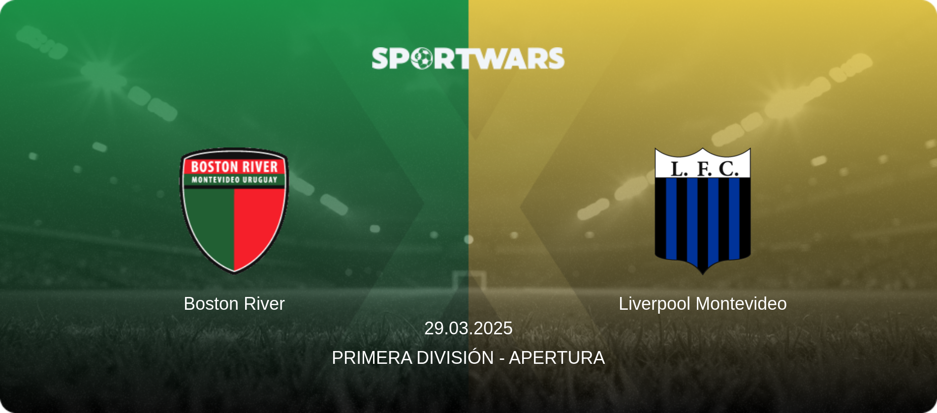 Boston River — Liverpool Montevideo, 29.03.2025 — Primera División - Apertura (match preview)