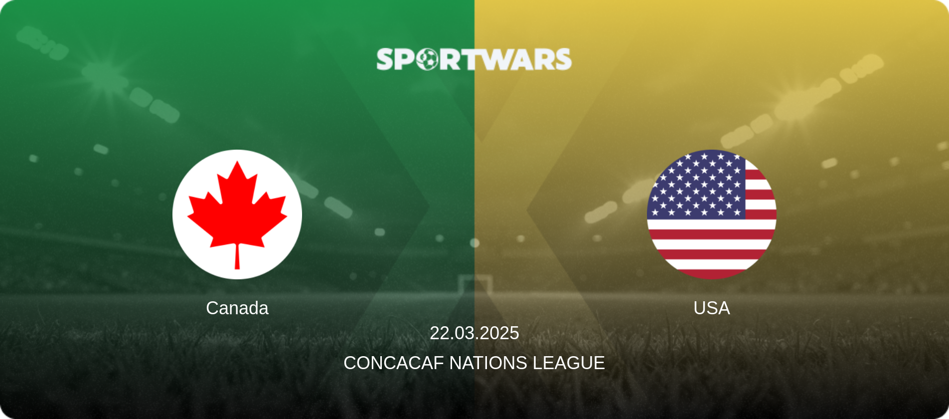 Canada — USA, 22.03.2025 — CONCACAF Nations League (match preview)