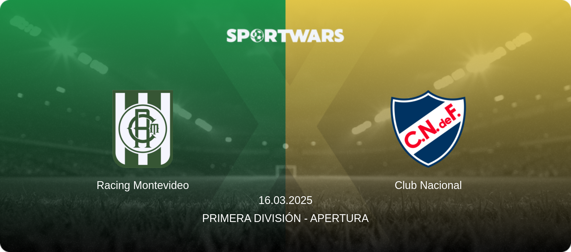 Racing Montevideo — Club Nacional, 16.03.2025 — Primera División - Apertura (match preview)