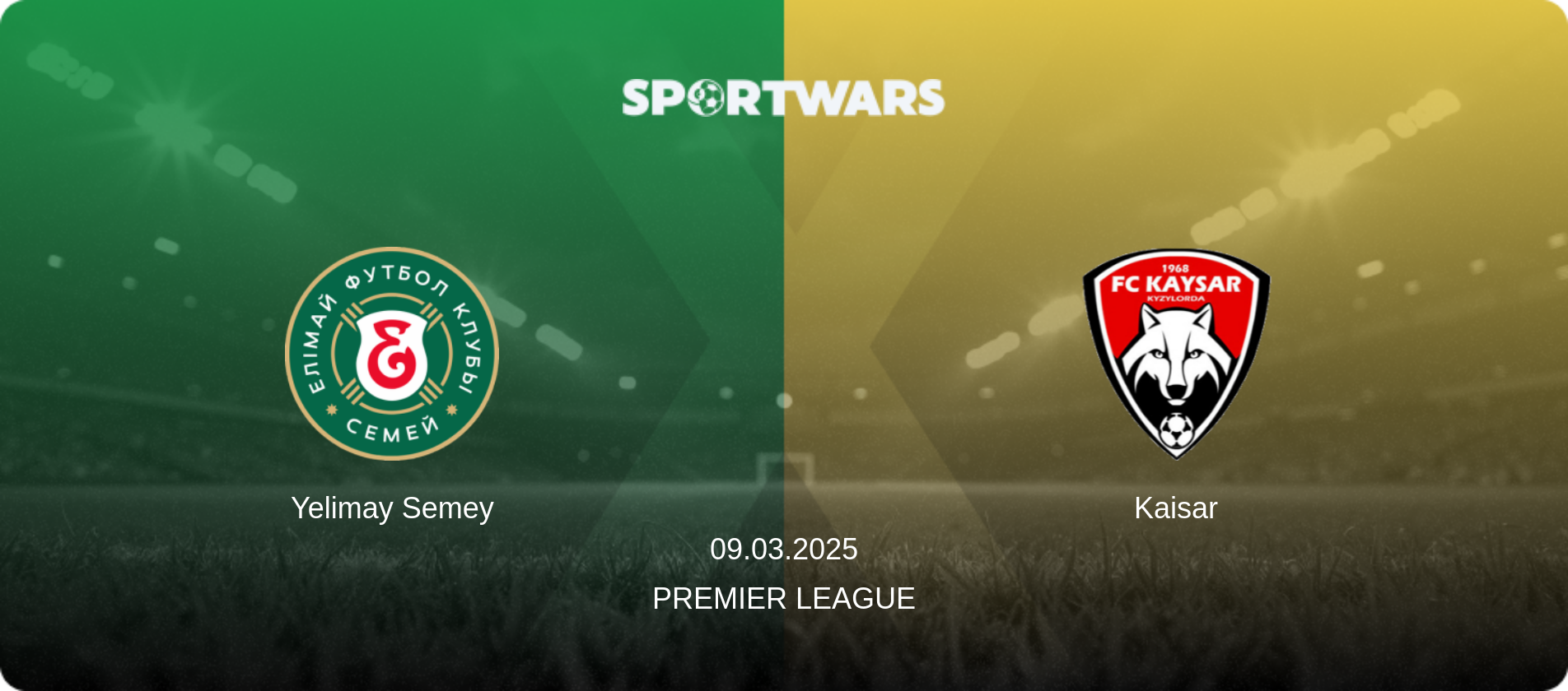 Yelimay Semey — Kaisar, 09.03.2025 — Premier League (match preview)