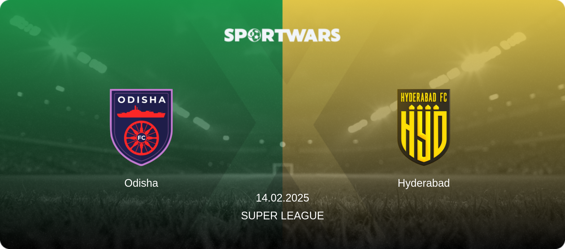 Odisha — Hyderabad, 14.02.2025 — Super League (match preview)