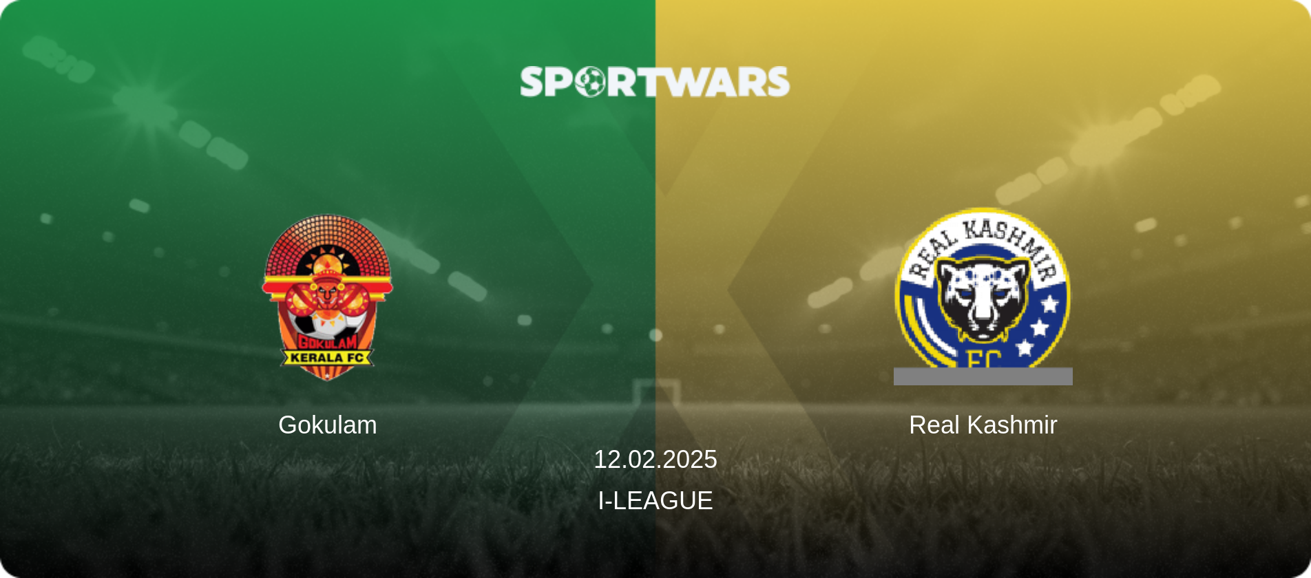 Gokulam — Real Kashmir, 12.02.2025 — I-League (match preview)