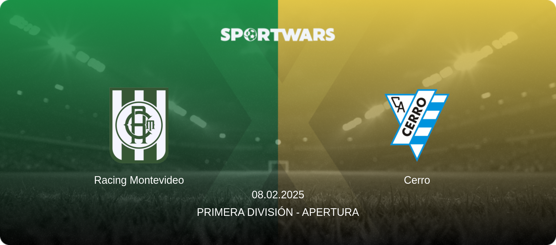 Racing Montevideo — Cerro, 08.02.2025 — Primera División - Apertura (match preview)