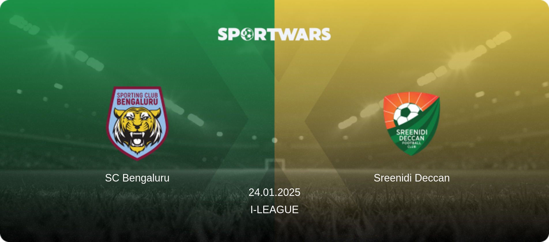 SC Bengaluru — Sreenidi Deccan, 24.01.2025 — I-League (match preview)