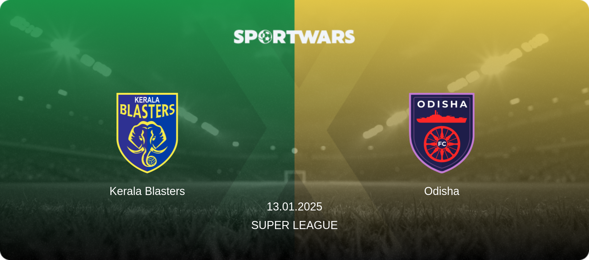 Kerala Blasters — Odisha, 13.01.2025 — Super League (match preview)
