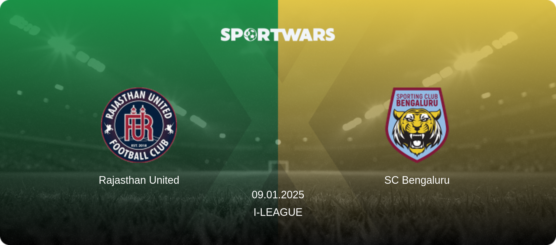 Rajasthan United — SC Bengaluru, 09.01.2025 — I-League (match preview)
