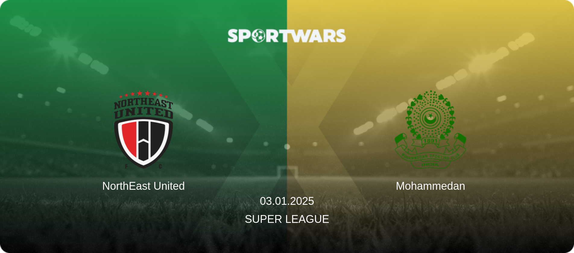 NorthEast United — Mohammedan, 03.01.2025 — Super League (match preview)