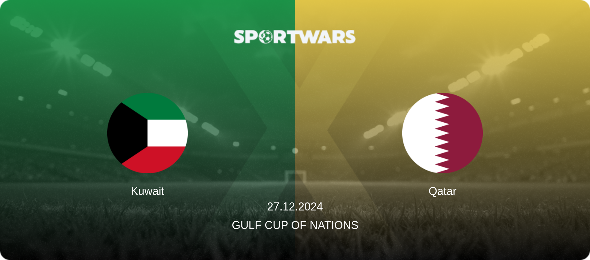 Kuwait — Qatar, 27.12.2024 — Gulf Cup of Nations (match preview)