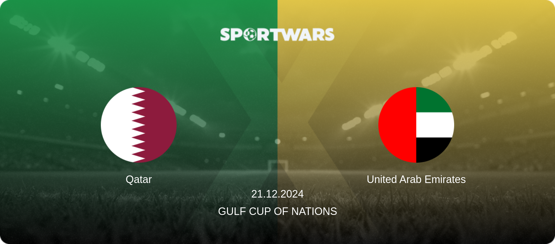 Qatar — United Arab Emirates, 21.12.2024 — Gulf Cup of Nations (match preview)
