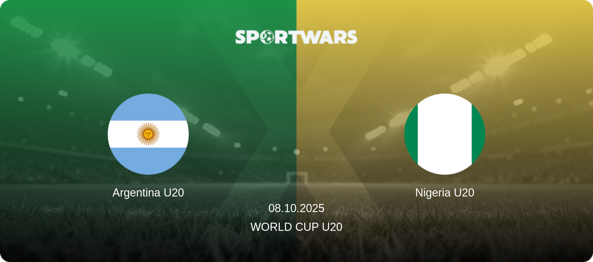Argentina U20 — Nigeria U20, 08.10.2025 — World Cup U20 (match preview)