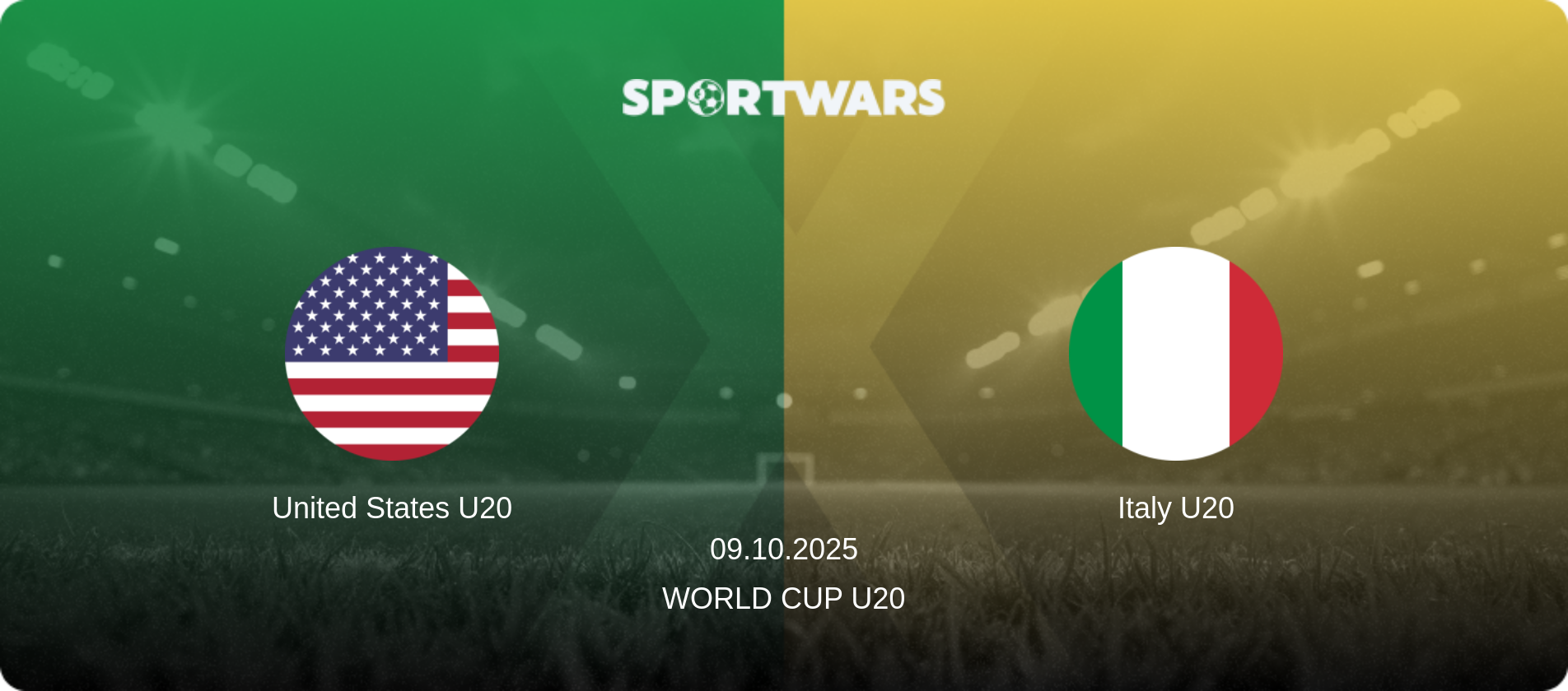 United States U20 — Italy U20, 09.10.2025 — World Cup U20 (match preview)