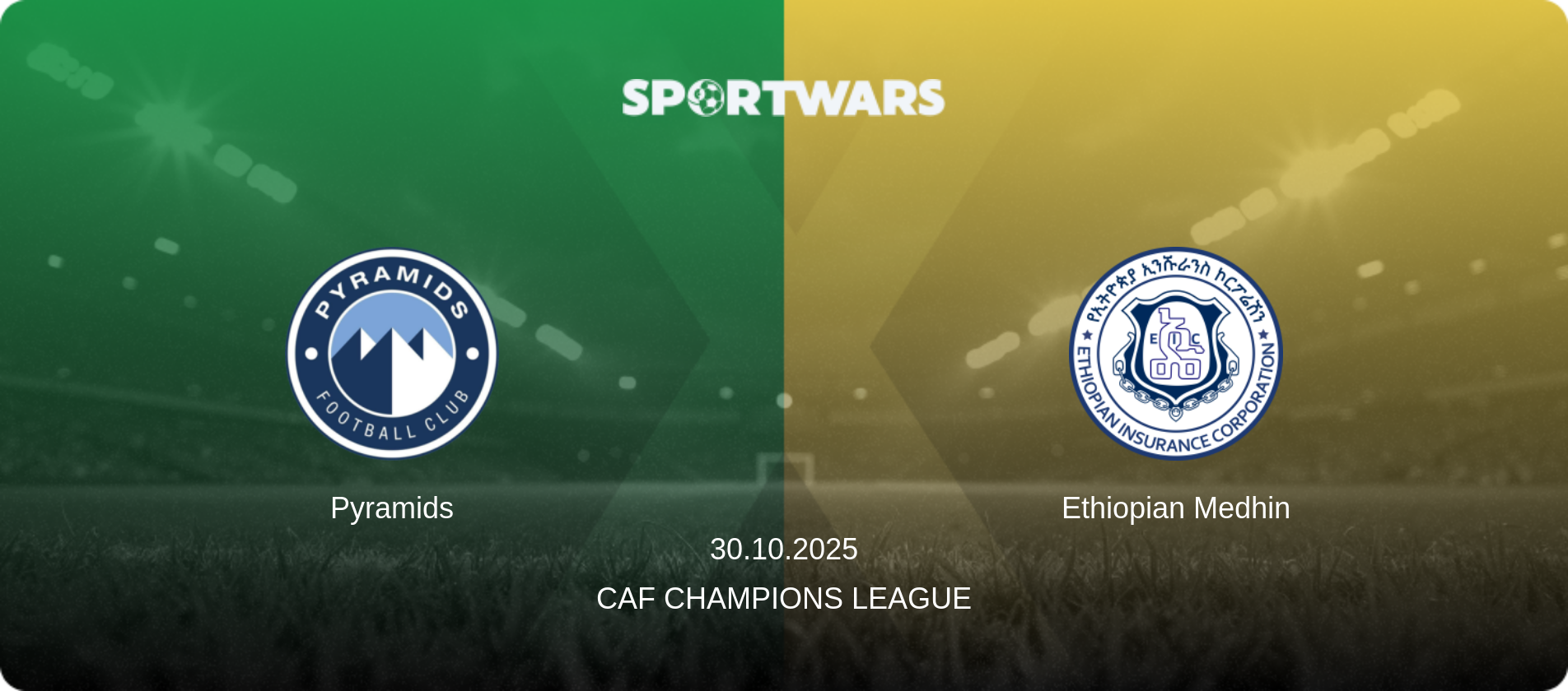 Pyramids — Ethiopian Medhin, 30.10.2025 — CAF Champions League (match preview)