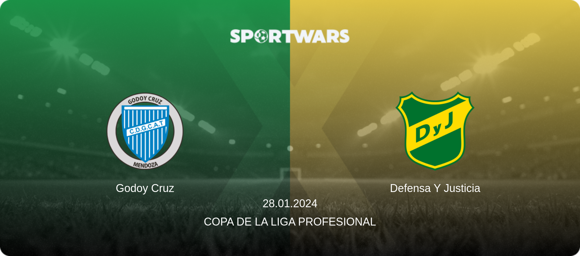 Godoy Cruz — Defensa Y Justicia, 28.01.2024 — Copa de la Liga Profesional (match preview)