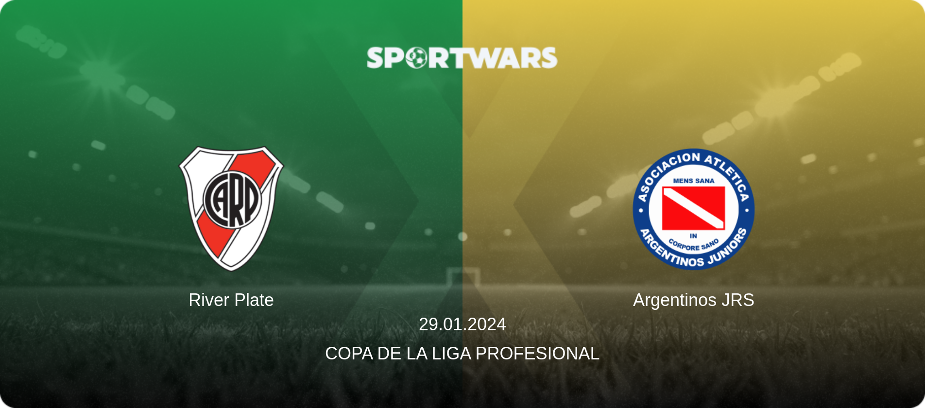 River Plate — Argentinos JRS, 29.01.2024 — Copa de la Liga Profesional (match preview)
