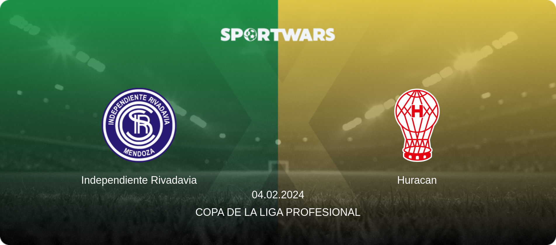 Independiente Rivadavia — Huracan, 04.02.2024 — Copa de la Liga Profesional (match preview)