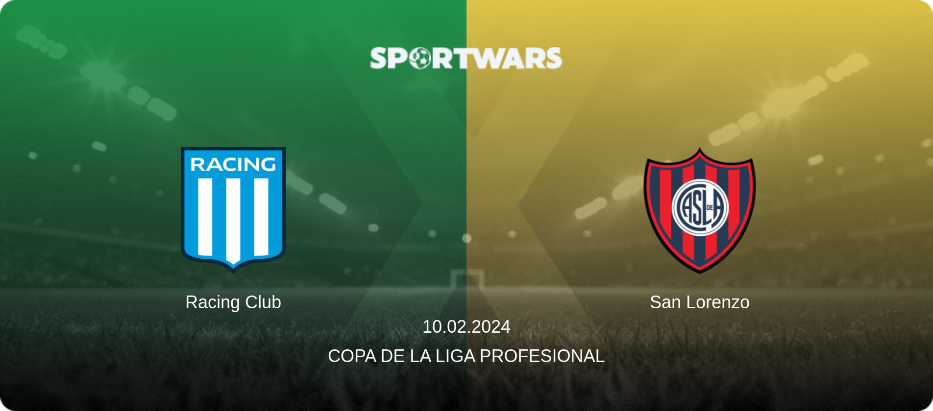Racing Club — San Lorenzo, 10.02.2024 — Copa de la Liga Profesional (match preview)