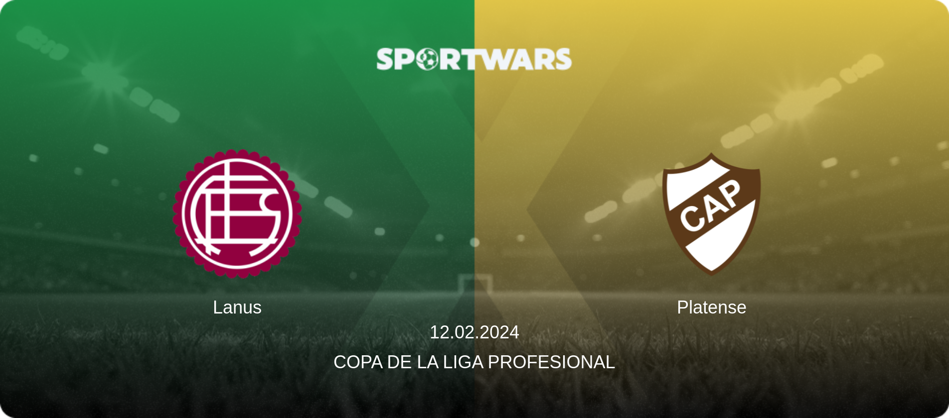 Lanus — Platense, 12.02.2024 — Copa de la Liga Profesional (match preview)