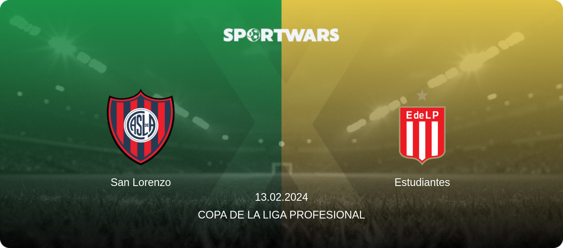 San Lorenzo — Estudiantes, 13.02.2024 — Copa de la Liga Profesional (match preview)