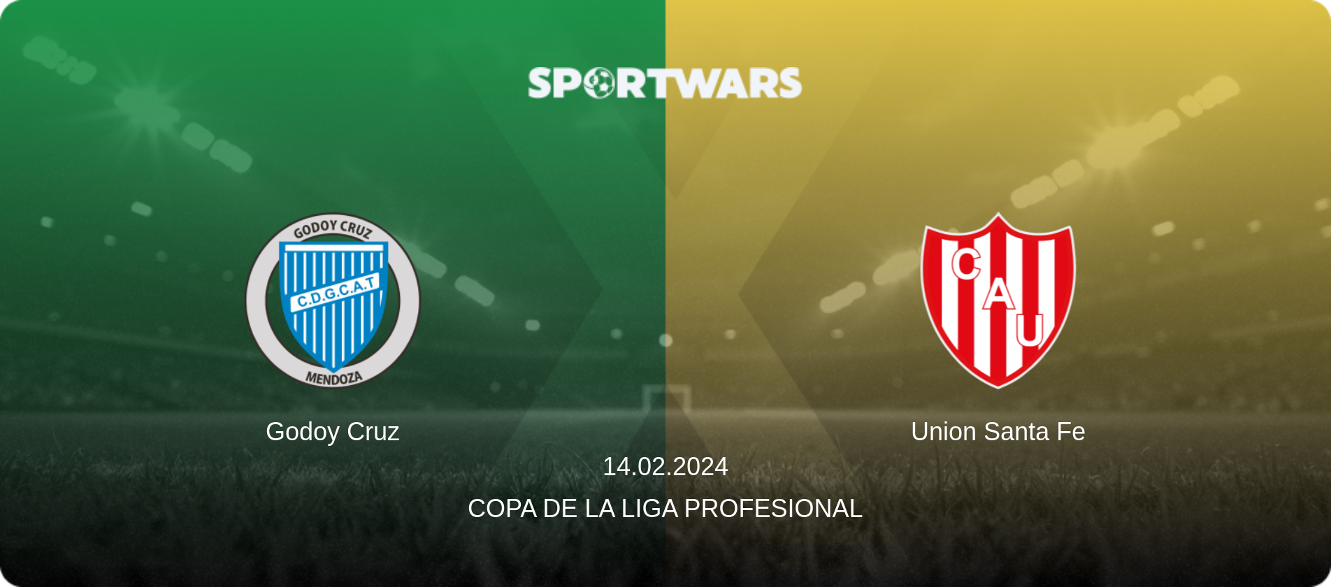 Godoy Cruz — Union Santa Fe, 14.02.2024 — Copa de la Liga Profesional (match preview)