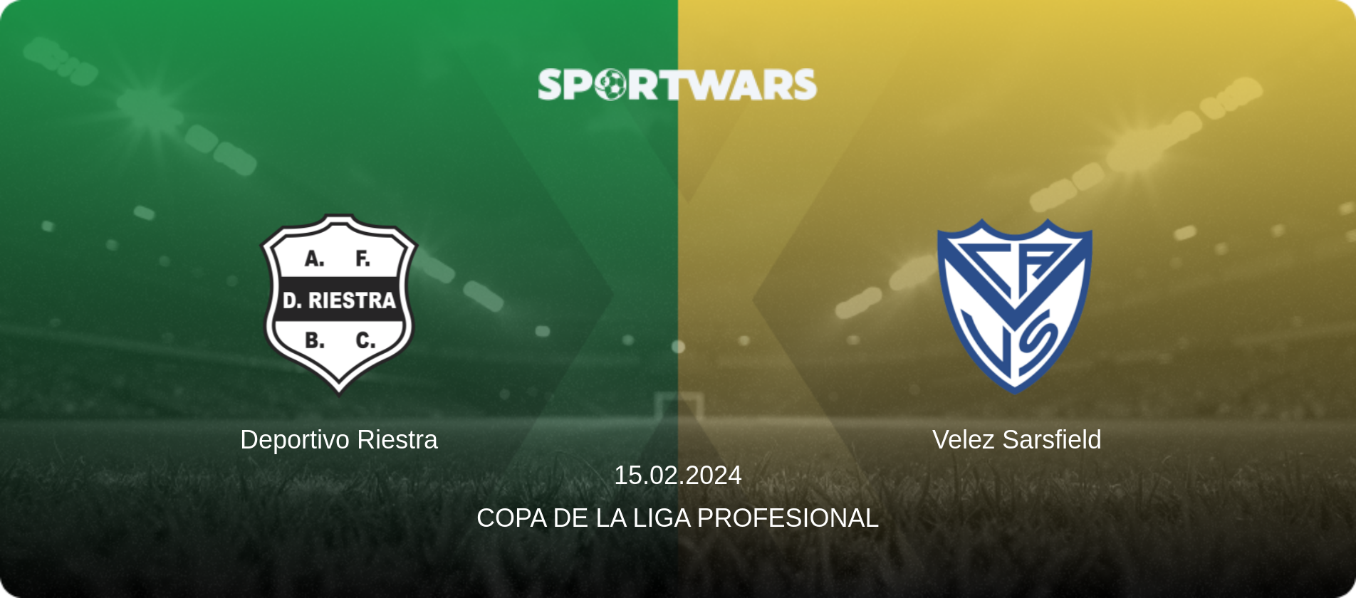 Deportivo Riestra — Velez Sarsfield, 15.02.2024 — Copa de la Liga Profesional (match preview)