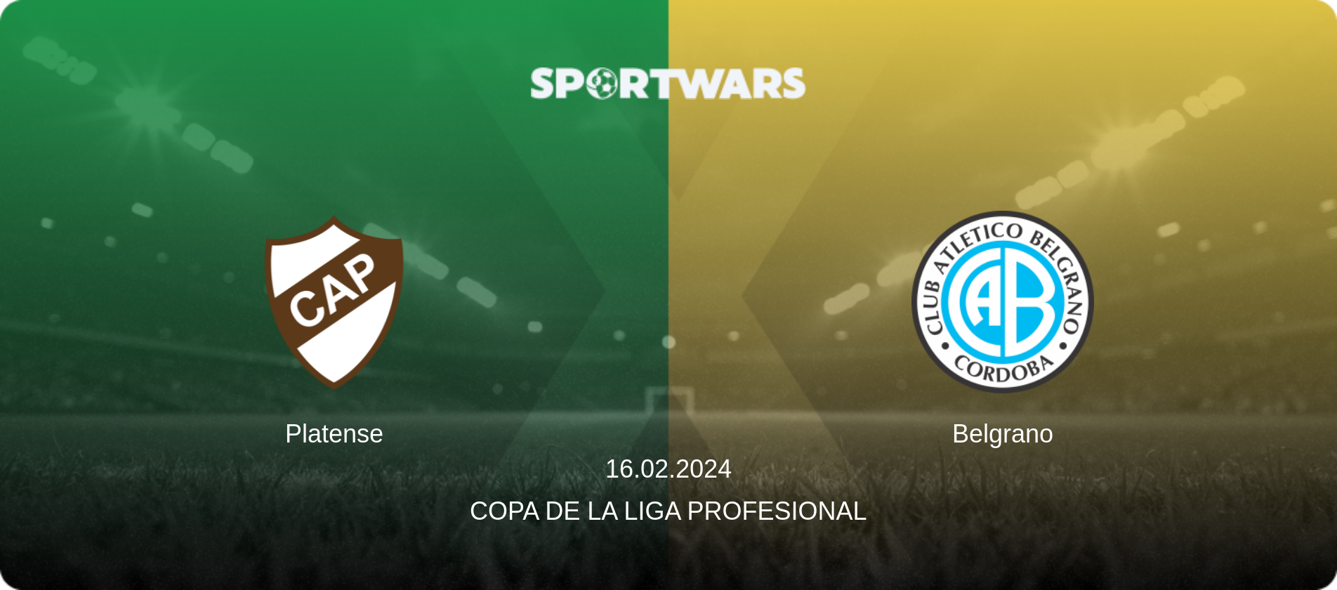 Platense — Belgrano, 16.02.2024 — Copa de la Liga Profesional (match preview)