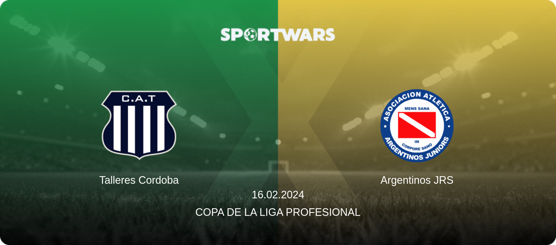 Talleres Cordoba — Argentinos JRS, 16.02.2024 — Copa de la Liga Profesional (match preview)