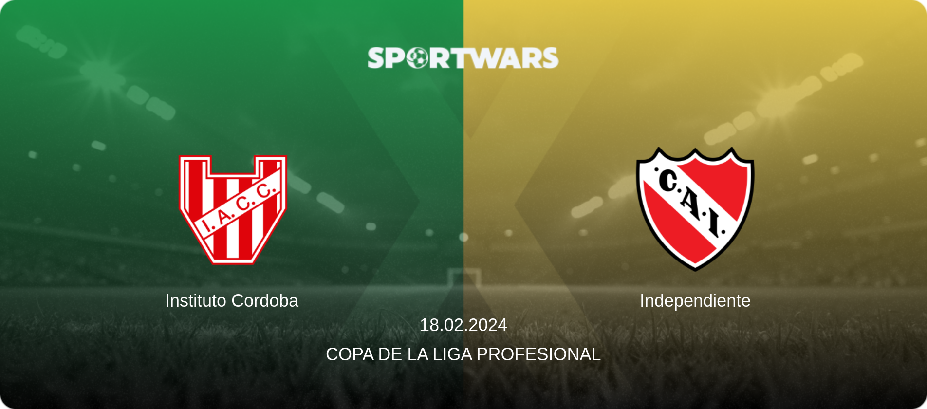 Instituto Cordoba — Independiente, 18.02.2024 — Copa de la Liga Profesional (match preview)