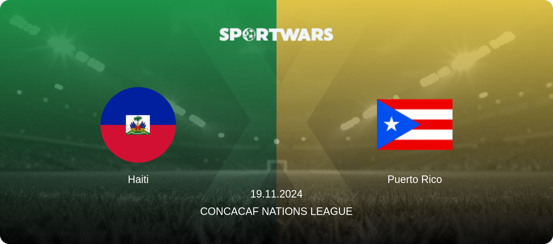 Haiti — Puerto Rico, 19.11.2024 — CONCACAF Nations League (match preview)