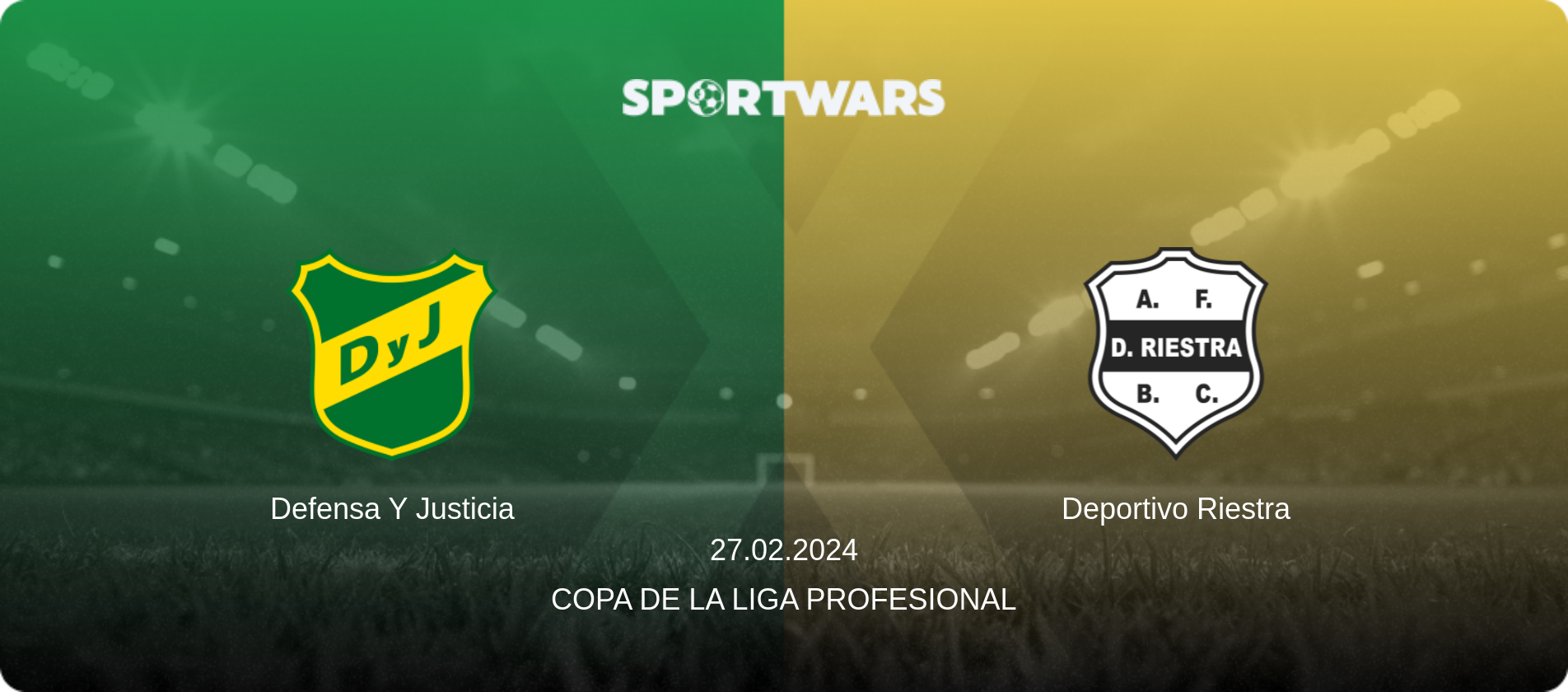 Defensa Y Justicia — Deportivo Riestra, 27.02.2024 — Copa de la Liga Profesional (match preview)