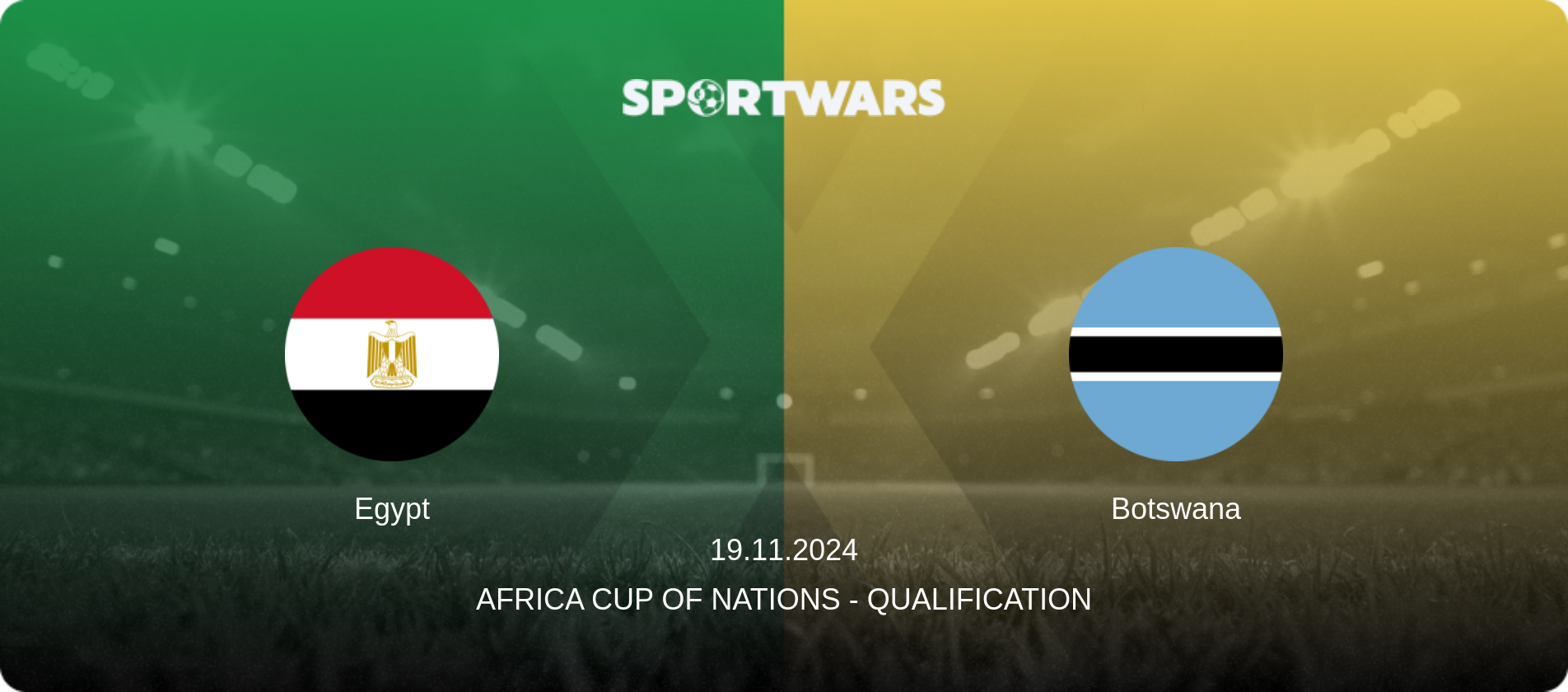 Egypt — Botswana, 19.11.2024 — Africa Cup of Nations - Qualification (match preview)