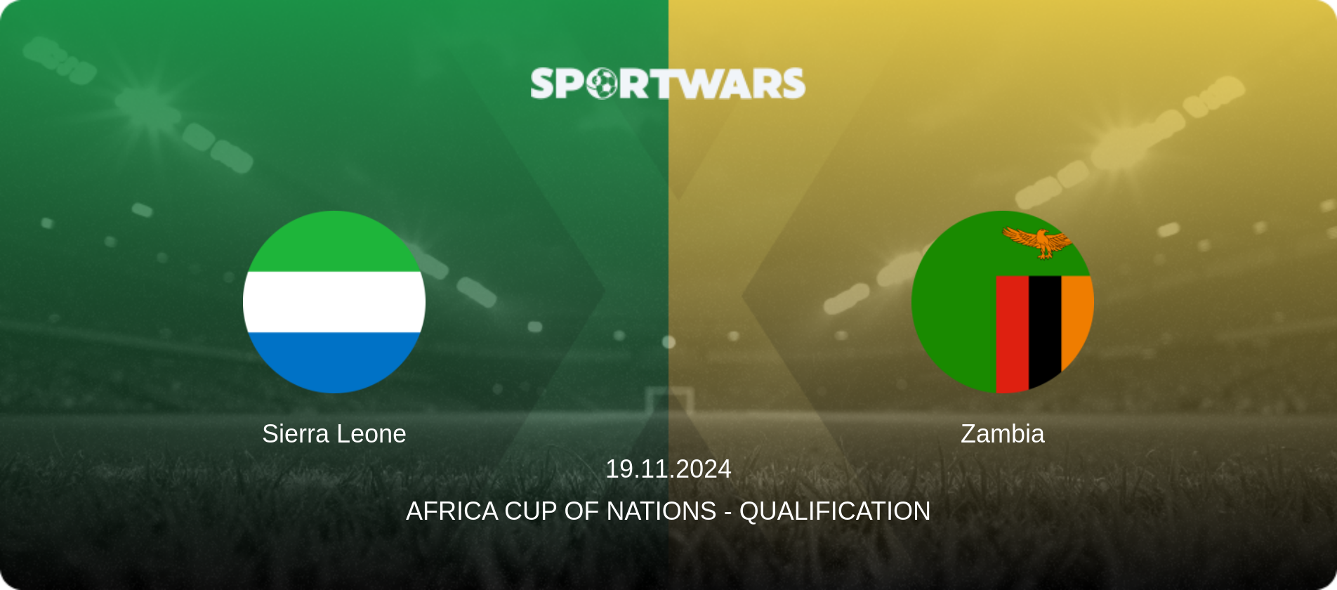 Sierra Leone — Zambia, 19.11.2024 — Africa Cup of Nations - Qualification (match preview)